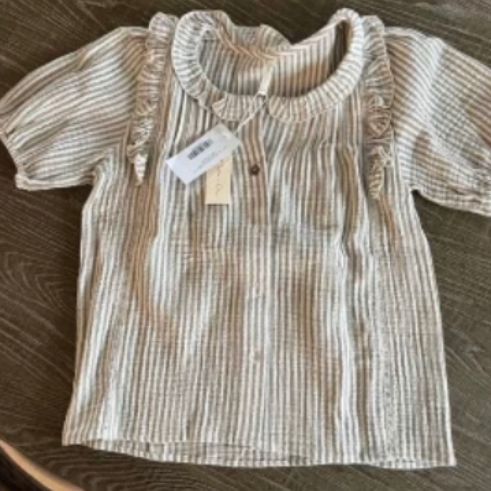 Cute girls button up shirt